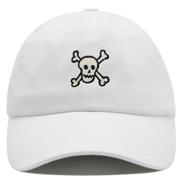 Crossbones Premium Dad Hat Embroidered Baseball Cap Skull