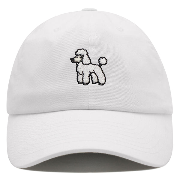 Fancy Poodle  Premium Dad Hat Embroidered Baseball Cap Puppies