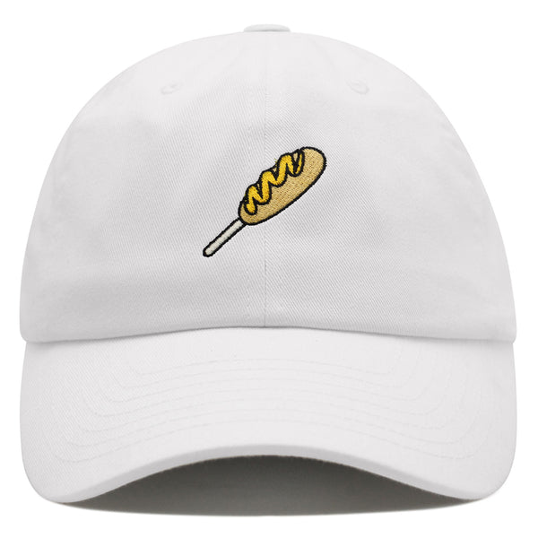 Corndog Premium Dad Hat Embroidered Baseball Cap Foodie