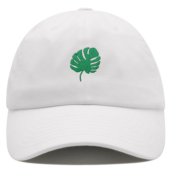 Tropical Palm Leaf Premium Dad Hat Embroidered Cotton Baseball Cap Tree