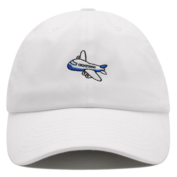 Airplane Premium Dad Hat Embroidered Baseball Cap Cute