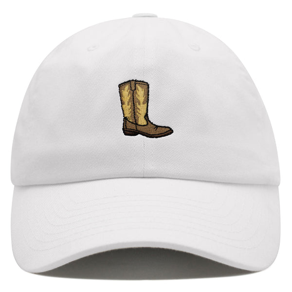 Cowboy Boot Premium Dad Hat Embroidered Baseball Cap Boots