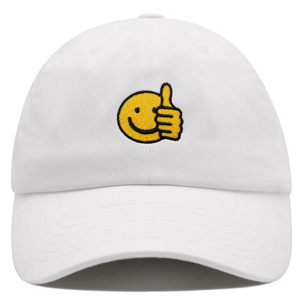 Like Thumbs Up Emoji Premium Dad Hat Embroidered Baseball Cap Funny