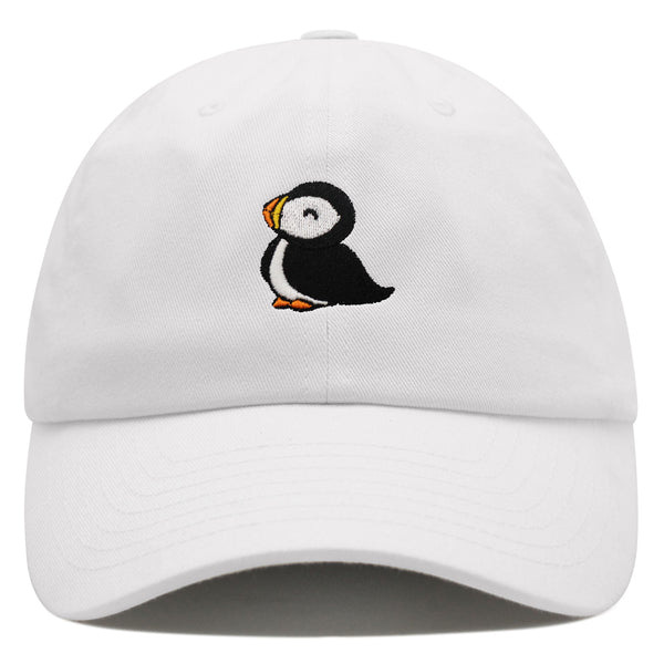 Puffin Premium Dad Hat Embroidered Baseball Cap Cute Bird