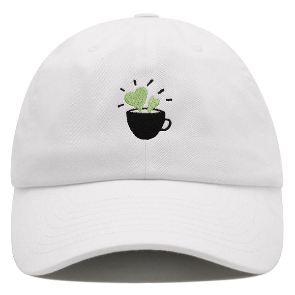 Plant in Mug Premium Dad Hat Embroidered Baseball Cap Plant