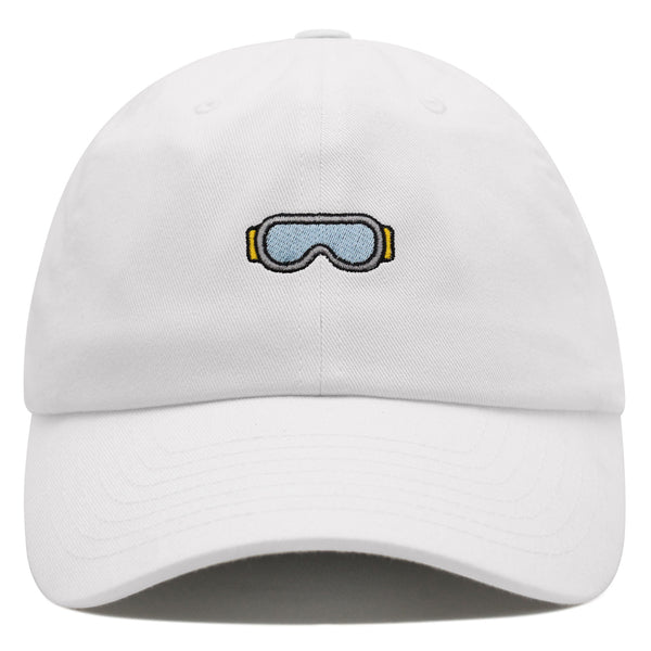 Ski Goggles Premium Dad Hat Embroidered Baseball Cap Funny