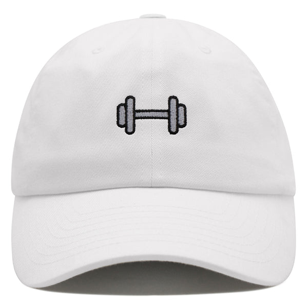 Dumbbell Premium Dad Hat Embroidered Baseball Cap Gym