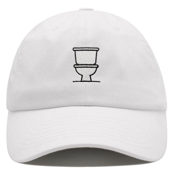 Toilet Premium Dad Hat Embroidered Baseball Cap Toilet Bowl