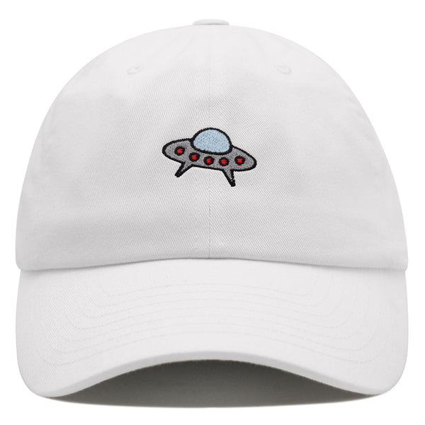 Flying Saucer UFO Premium Dad Hat Embroidered Baseball Cap Space Alien