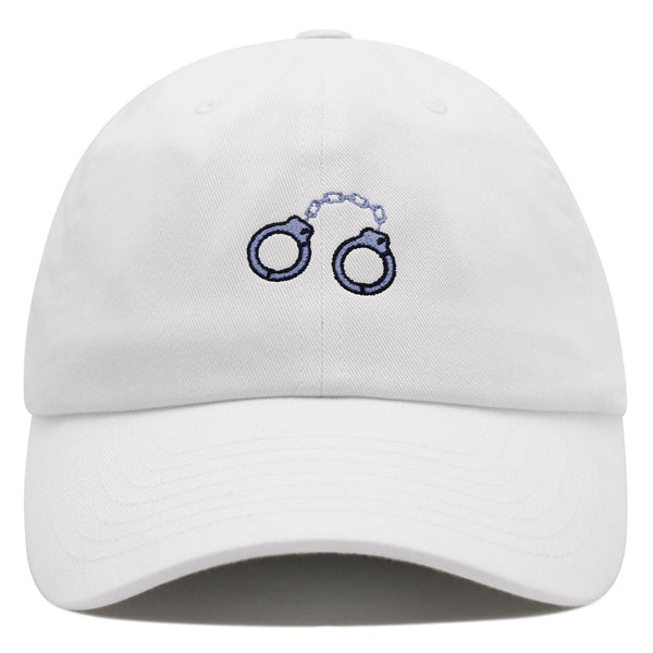 Handcuffs Premium Dad Hat Embroidered Baseball Cap Police Prisoner