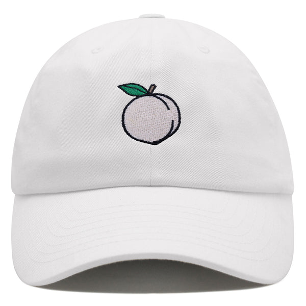 Peach Premium Dad Hat Embroidered Baseball Cap Cobbler Fruit