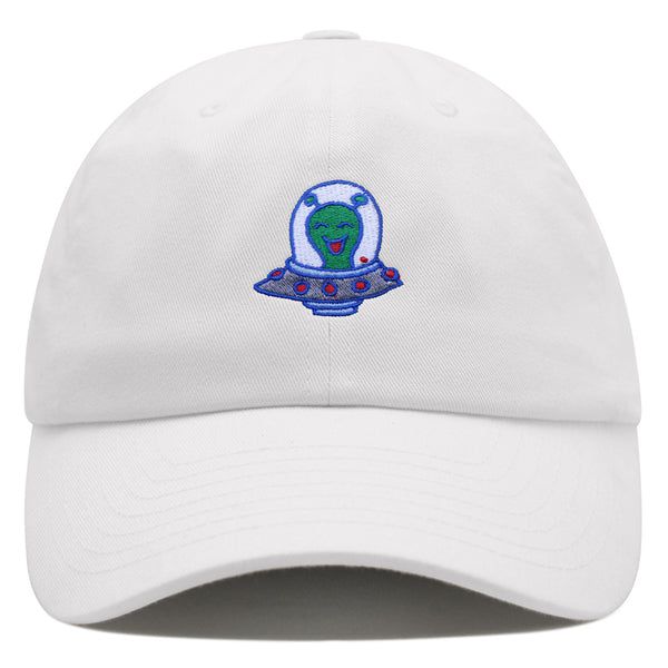 Flying Saucer Premium Dad Hat Embroidered Baseball Cap UFO