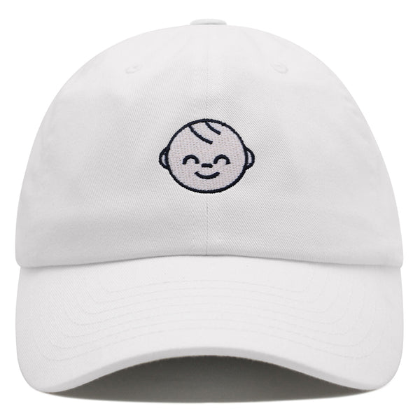 Baby Premium Dad Hat Embroidered Baseball Cap Cute Baby Face