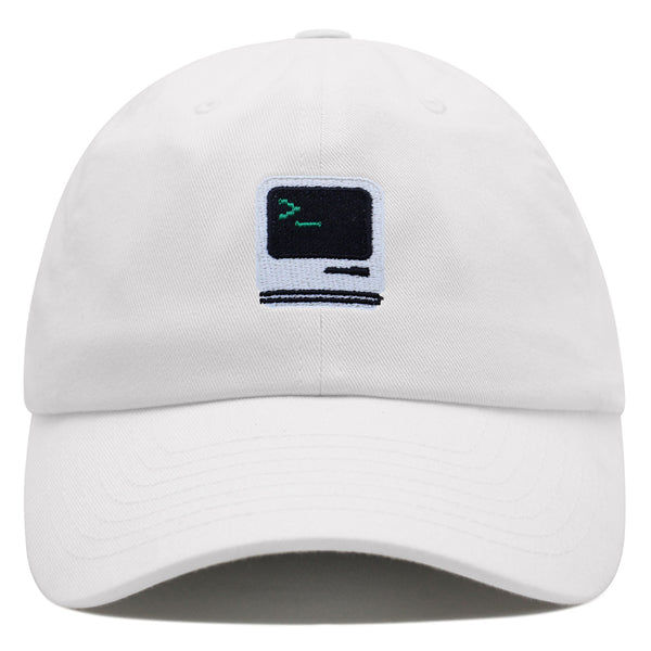 Vintage Computer Premium Dad Hat Embroidered Baseball Cap Old School