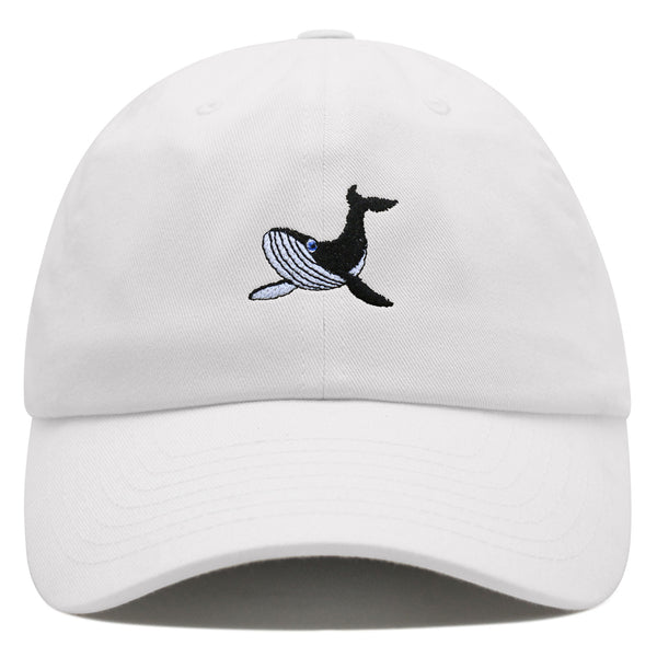 Humpback Whale Premium Dad Hat Embroidered Baseball Cap Ocean