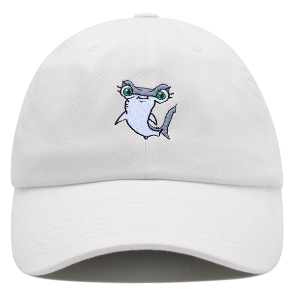 Hammerhead Shark Premium Dad Hat Embroidered Baseball Cap Cute Fish