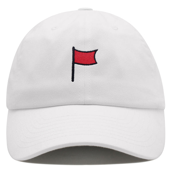 Red Flag Premium Dad Hat Embroidered Baseball Cap Symbol