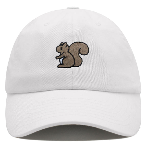 Cute Squirrel Premium Dad Hat Embroidered Baseball Cap Squirrel Hug