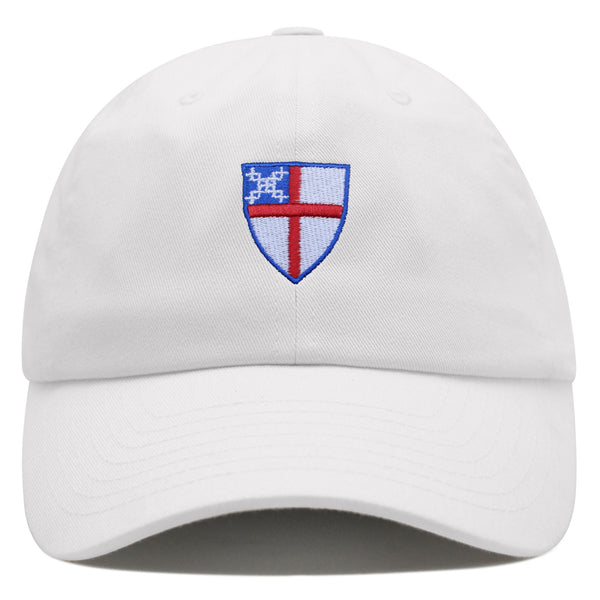 Episcopal Shield Premium Dad Hat Embroidered Cotton Baseball Cap Episcopal Church