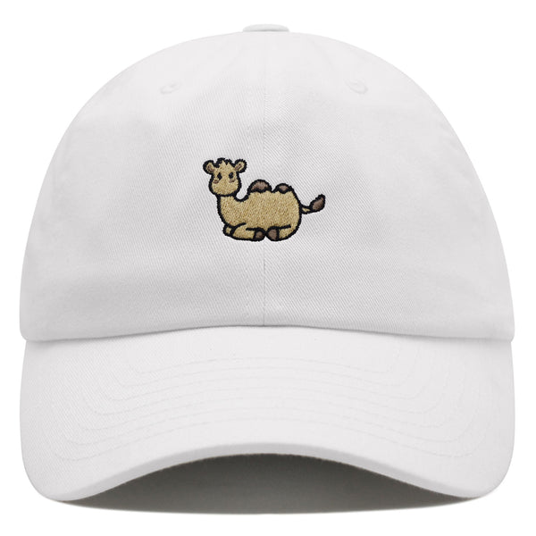 Camel Sitting Premium Dad Hat Embroidered Cotton Baseball Cap Cute Desert