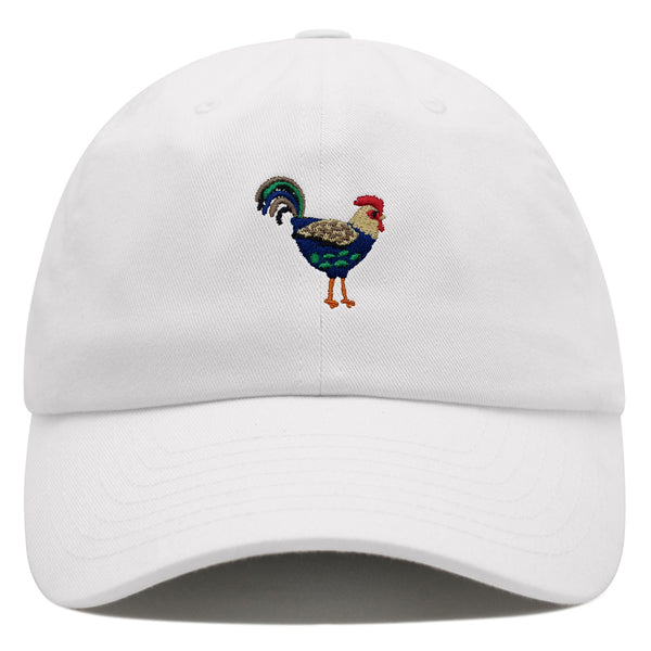 Colorful Chicken Premium Dad Hat Embroidered Cotton Baseball Cap Pollo