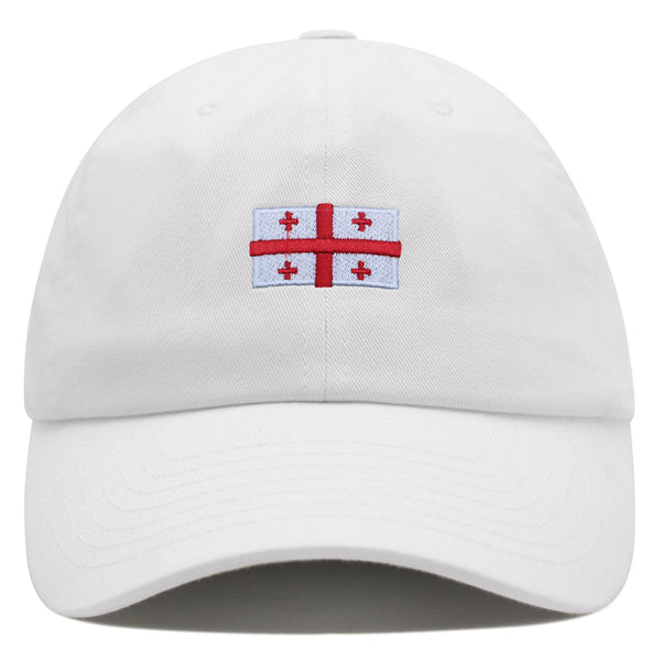 Georgia Flag Premium Dad Hat Embroidered Cotton Baseball Cap Country Flag Series