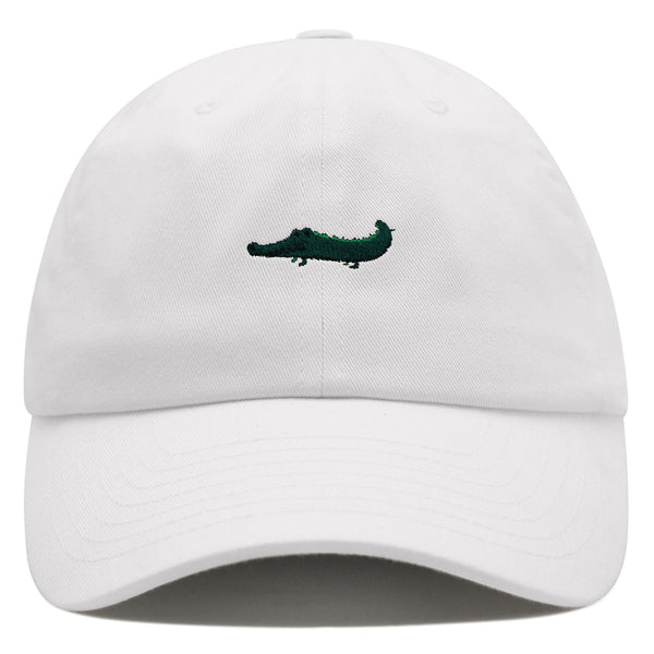 Cartoon Crocodile Premium Dad Hat Embroidered Cotton Baseball Cap