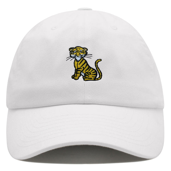 Cartoon Tiger Premium Dad Hat Embroidered Cotton Baseball Cap