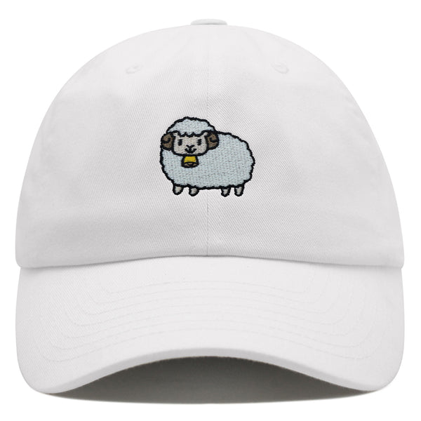 Cute Sheep Premium Dad Hat Embroidered Cotton Baseball Cap
