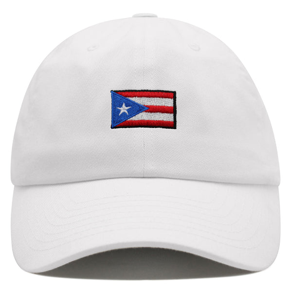 Flag of Puerto Rico Premium Dad Hat Embroidered Cotton Baseball Cap PR