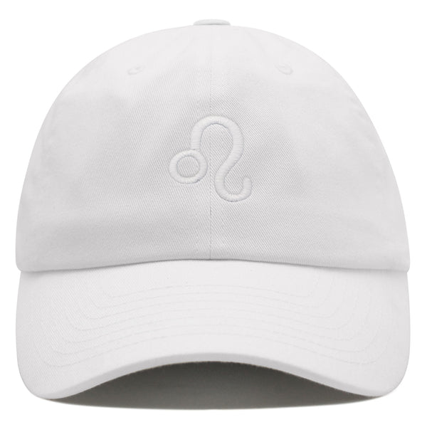 Leo Premium Dad Hat Embroidered Cotton Baseball Cap Zodiac Symbol