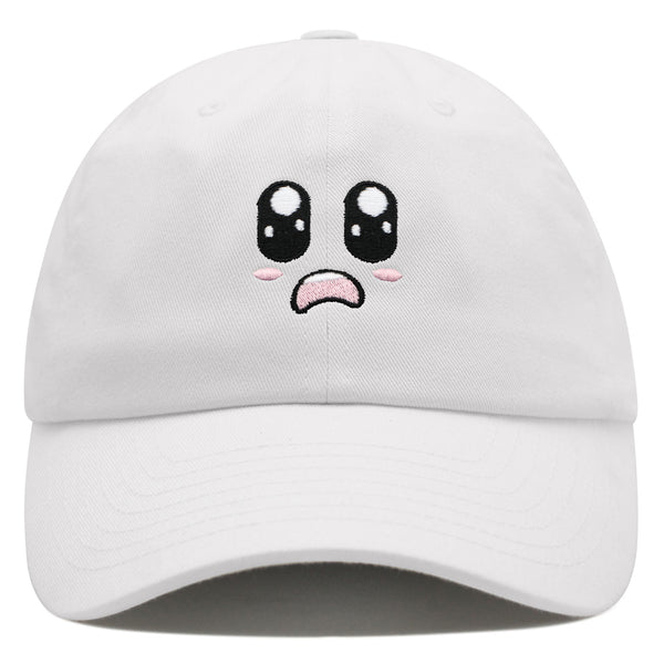 Cartoon Cute Face Premium Dad Hat Embroidered Cotton Baseball Cap Animation