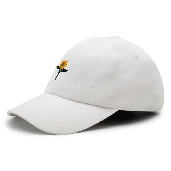 Sun Flower Premium Dad Hat Embroidered Baseball Cap Floral