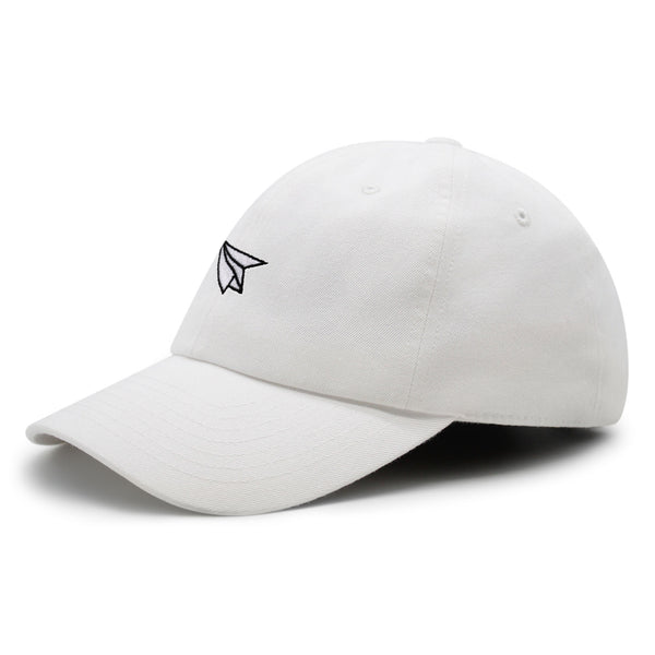 Paper Airplane Premium Dad Hat Embroidered Baseball Cap Plane Sky