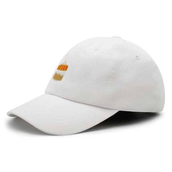 Orange Baby Bottle Premium Dad Hat Embroidered Baseball Cap Infant New Born