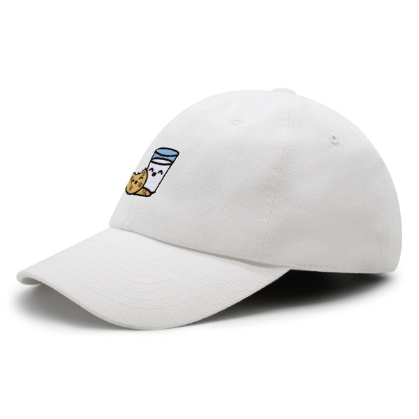 Milk and Cookie Premium Dad Hat Embroidered Baseball Cap Snack