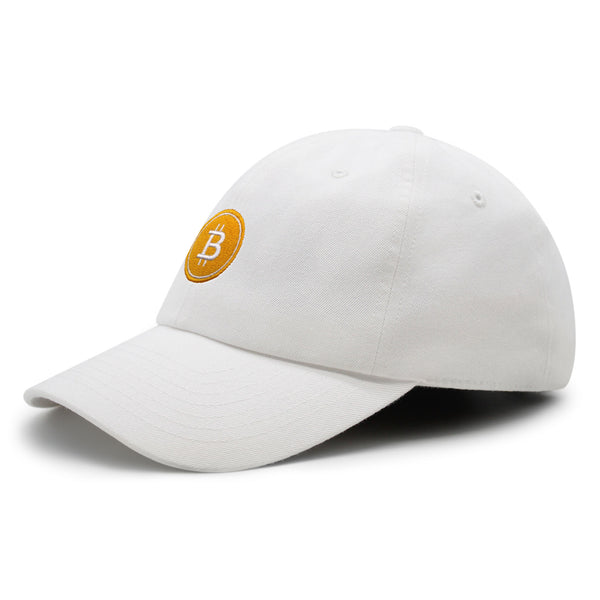 Bitcoin Premium Dad Hat Embroidered Baseball Cap Cryptocurrency Investing