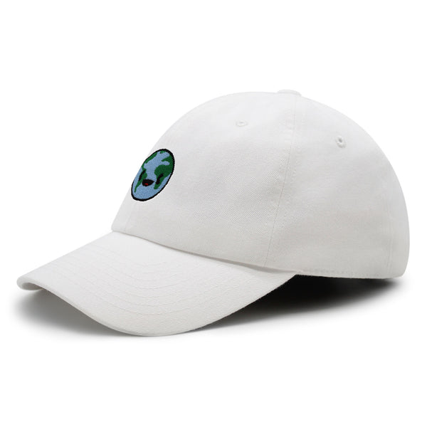 Happy Earth Premium Dad Hat Embroidered Baseball Cap Earth Environment