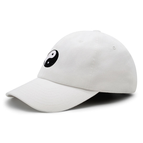 Ying Yang Premium Dad Hat Embroidered Baseball Cap Asian Meditation