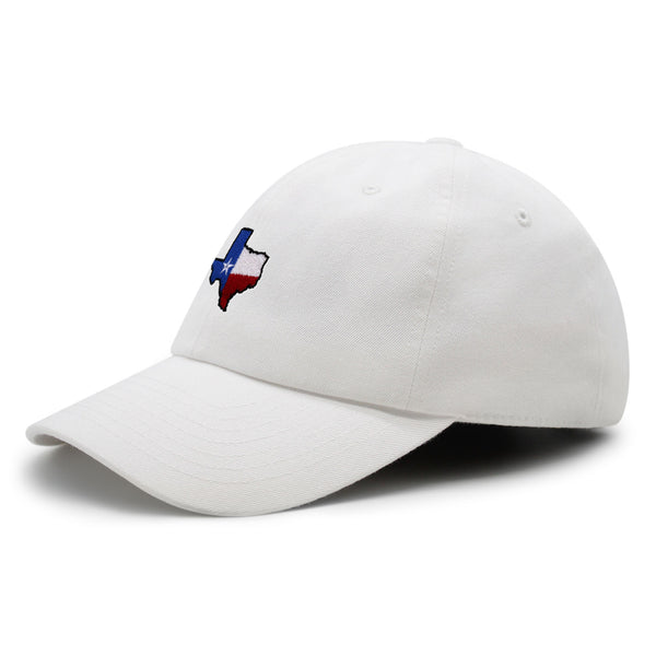 Texas Premium Dad Hat Embroidered Baseball Cap Map Flag