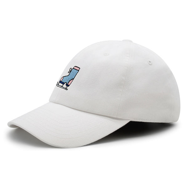 Ice Skating Premium Dad Hat Embroidered Baseball Cap Skate Winter