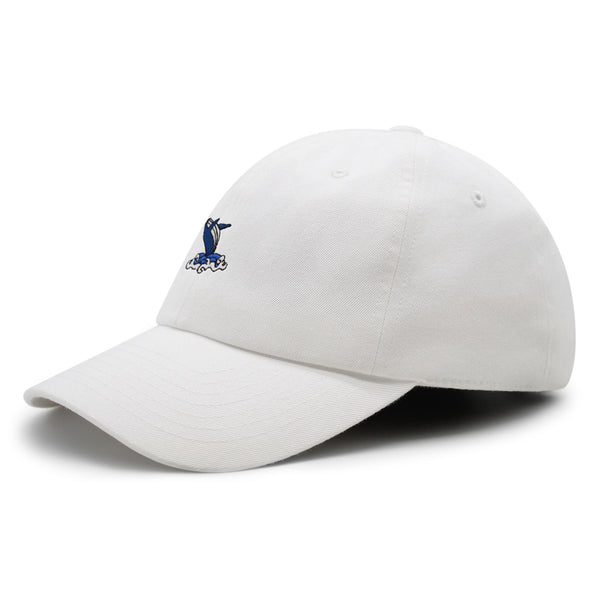 Whale Premium Dad Hat Embroidered Baseball Cap Ocean Fish