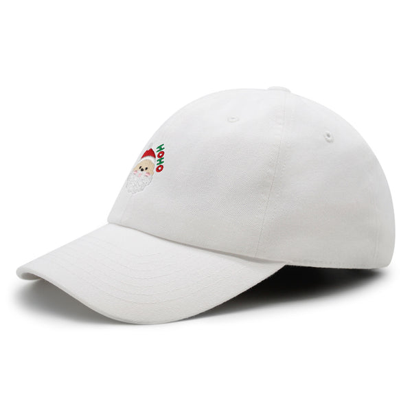 Santa Claus Face Premium Dad Hat Embroidered Baseball Cap Christmas Gift