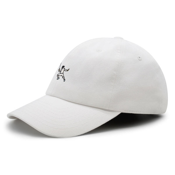 Fencing Premium Dad Hat Embroidered Baseball Cap Olympic Sports