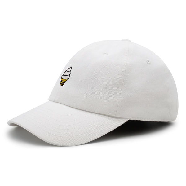 Ice cream Cone Premium Dad Hat Embroidered Baseball Cap Cute