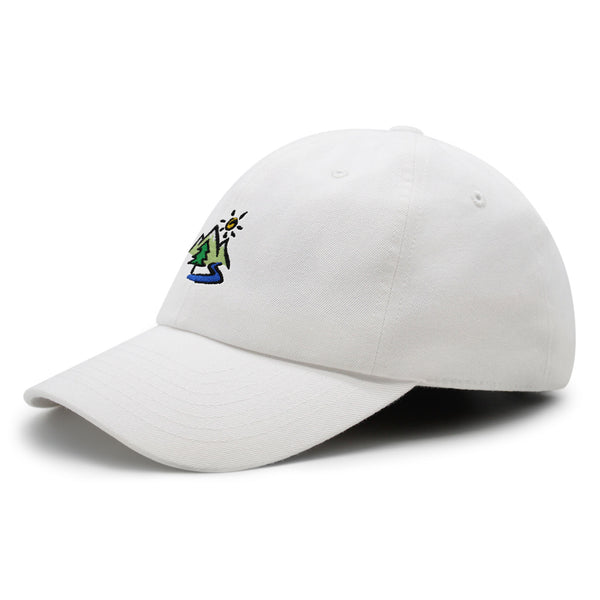 Mountain Premium Dad Hat Embroidered Baseball Cap Image