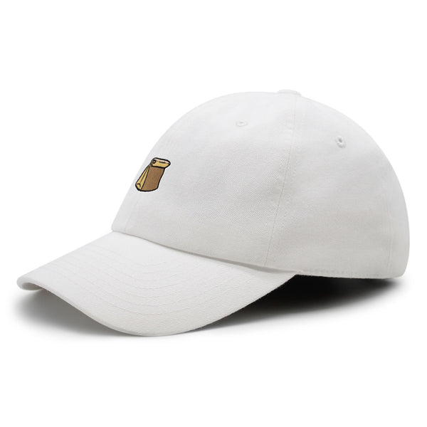 Paper Bag Premium Dad Hat Embroidered Baseball Cap Grocery