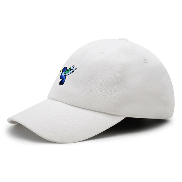 Hummingbird Premium Dad Hat Embroidered Cotton Baseball Cap Cute Bird