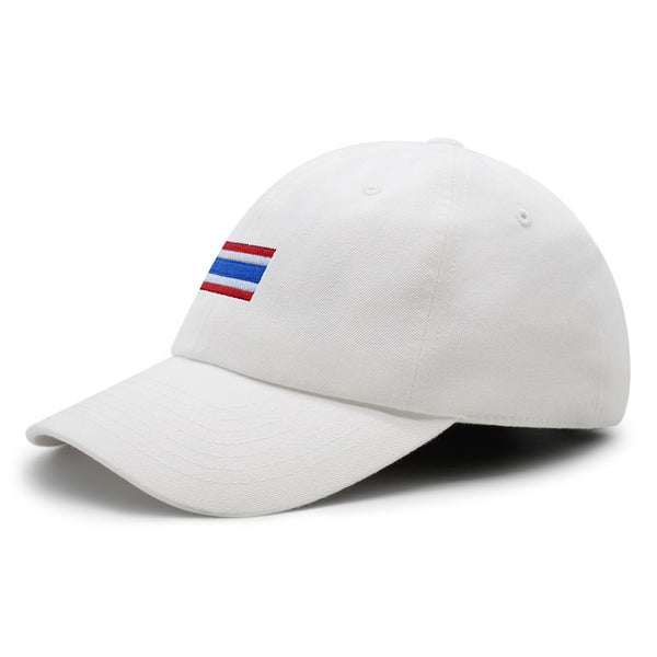 Thailand Flag Premium Dad Hat Embroidered Cotton Baseball Cap Country Flag Series