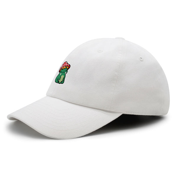 Cute Frog Mushroom Premium Dad Hat Embroidered Cotton Baseball Cap Cute Froggy